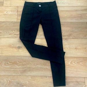 Black straight leg pants